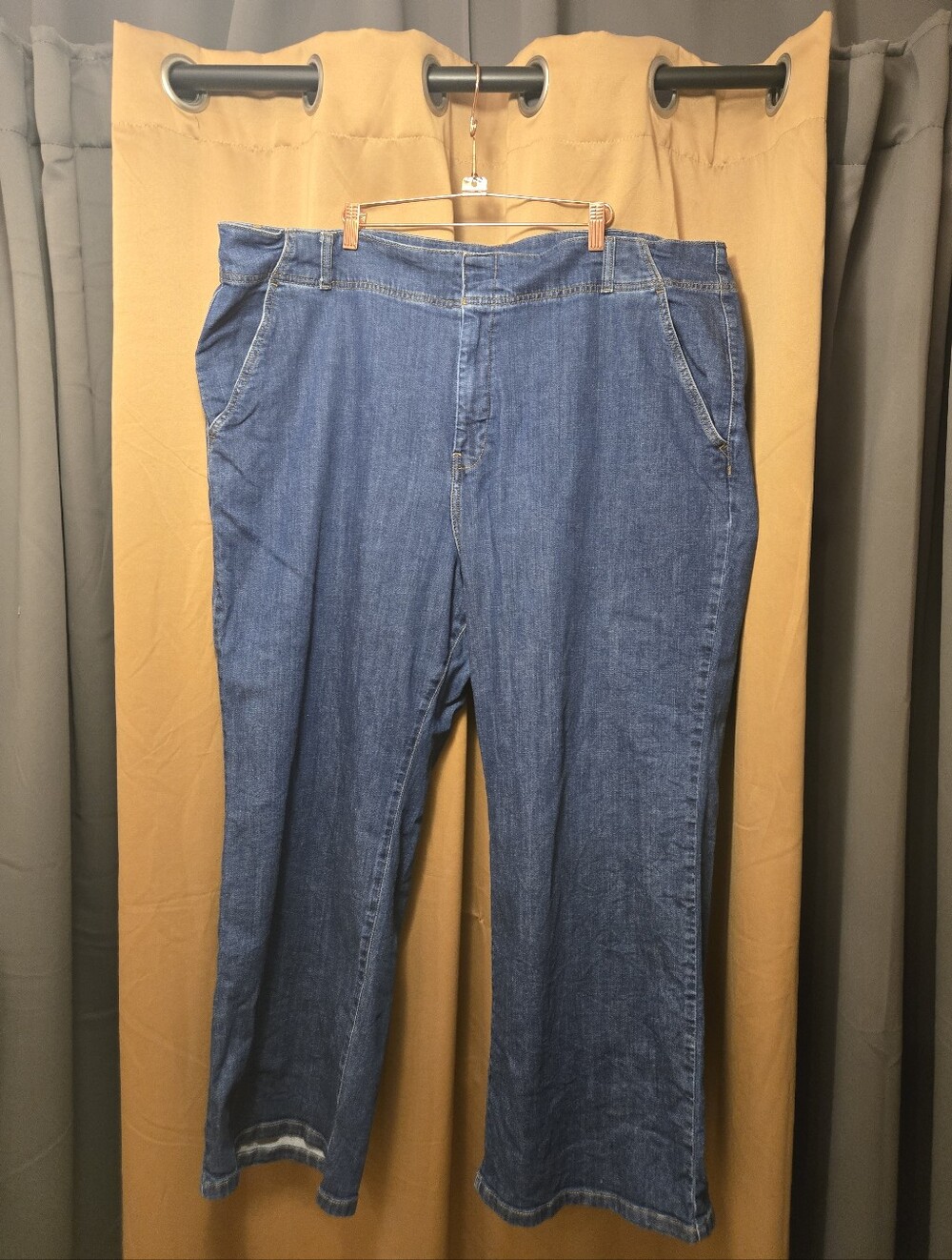Anthropologie Pilcro Bootcut Trouser Jeans in Blue Denim 26w